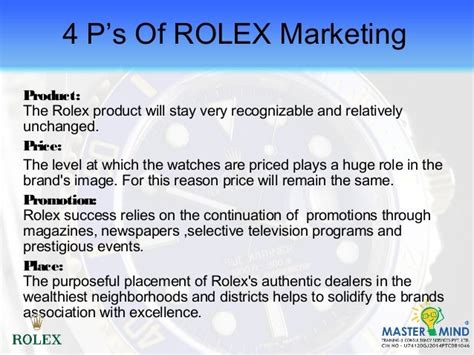 rolex distribution strategy